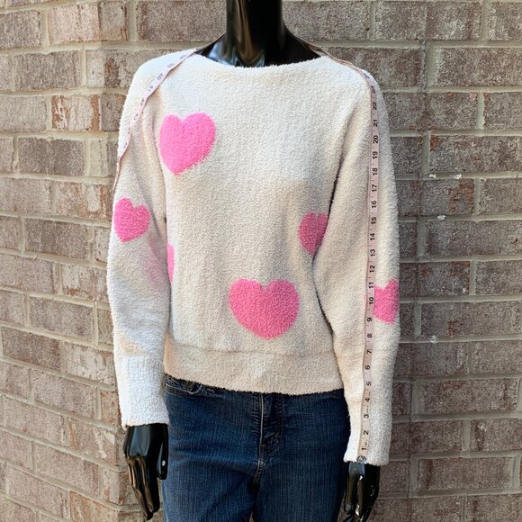 Jessica Simpson Fuzzy Dolman Sleeve Sweater Sz S - Picture 13 of 14